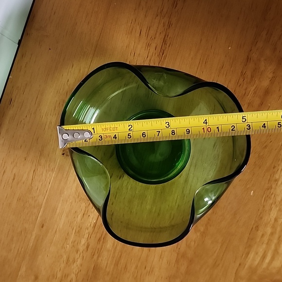 MCM Anchor Hocking Green Dip Bowl - Picture 5 of 6